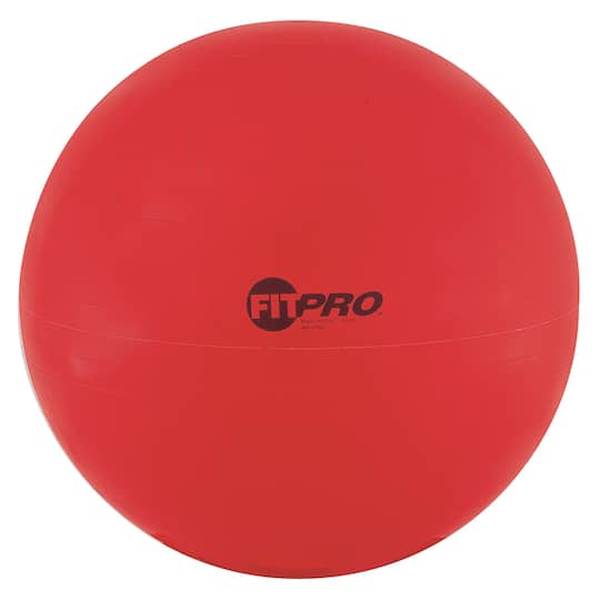 Champion Sports Candy Red FitPro Training & Exercise Ball